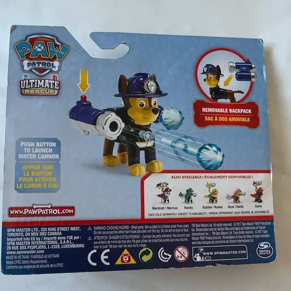SPINMASTER Paw Patrol, Chase Rescue Water Cannons -NIB